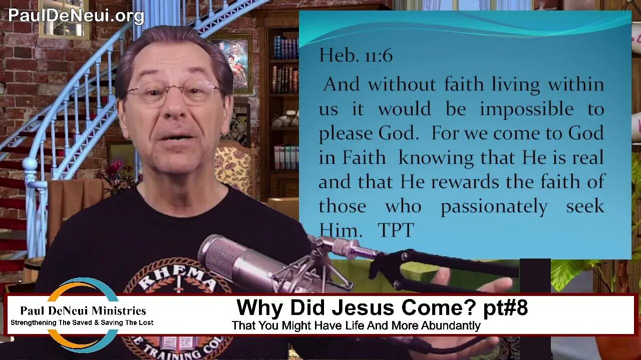 Why Did Jesus Come? pt#8 - 23.05.02 - with #pauldeneui