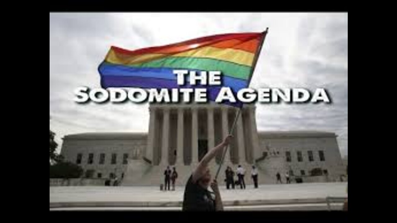 You are a lukewarm Christian if you support the sodomite agenda