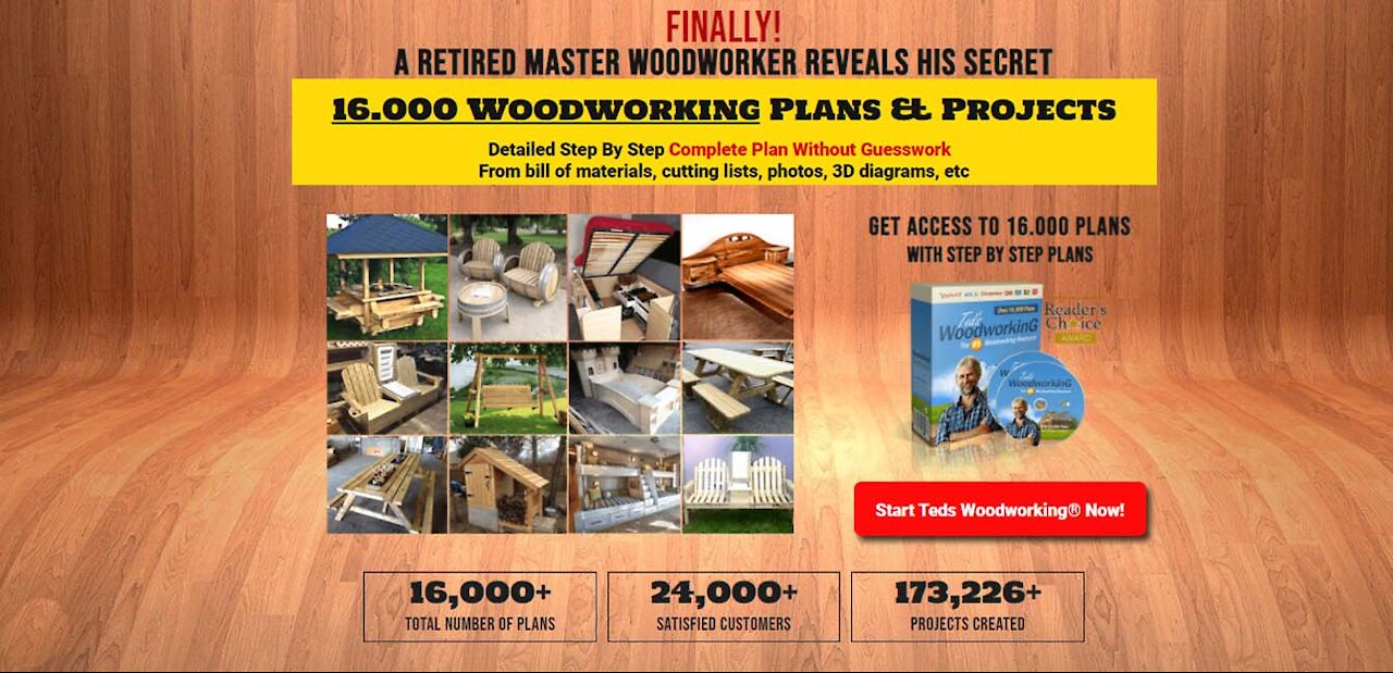 HUGE DISCOUNT: The World's Largest Collection of 16,000 Woodworking Plans