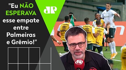 "O Palmeiras chegou a MANDAR no Grêmio! Eu NÃO ESPERAVA esse empate", diz Mauro Beting