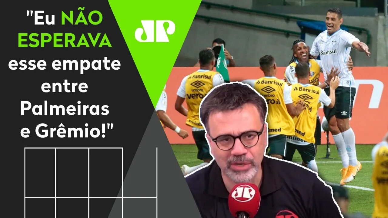 "O Palmeiras chegou a MANDAR no Grêmio! Eu NÃO ESPERAVA esse empate", diz Mauro Beting