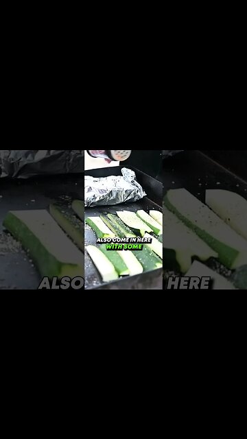 Pork Chops, Corn on the Cob, and Zucchini at the Beach on the Blackstone Griddle