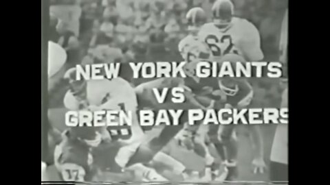 1961-12-31 NFL Championship Game New York Giants vs Green Bay Packers