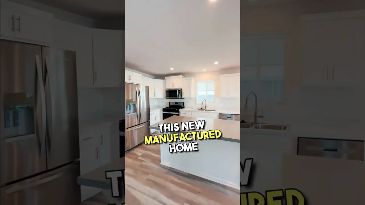Beautiful Kitchen 😍New Home Tour! #shorts #mobilehomes