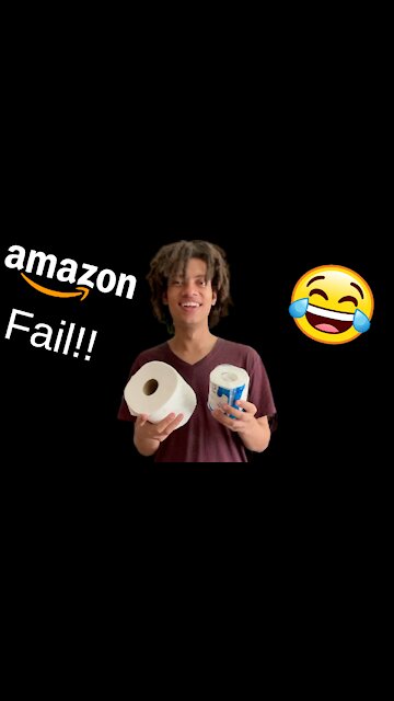 Amazon Fail!! They Sent Me Mini Toilet Paper lol!