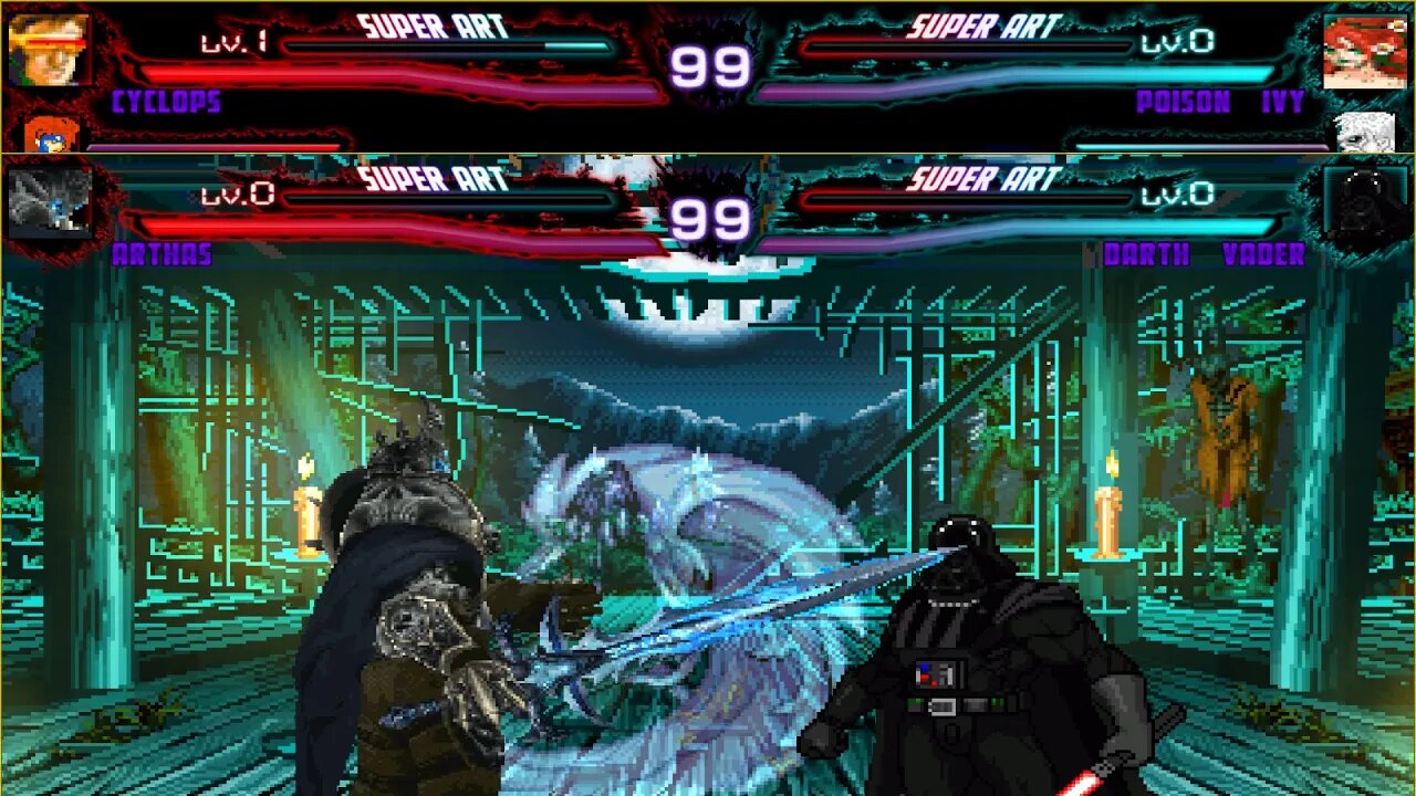 Mugen: Lich King (Arthas) vs Darth Vader