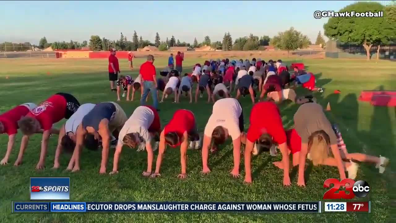 Golden Hawk football team flying high with spirit