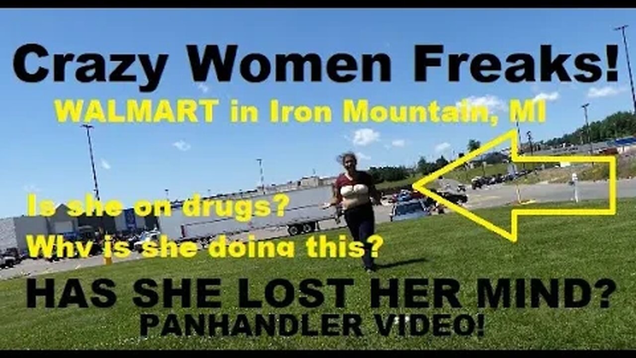 Crazy Panhandler Whips Out Her Boobs At Walmart! #1stamendmentaudit | Jason Asselin