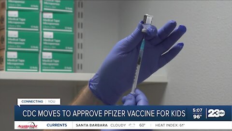 CDC moves to approve vaccines for kids
