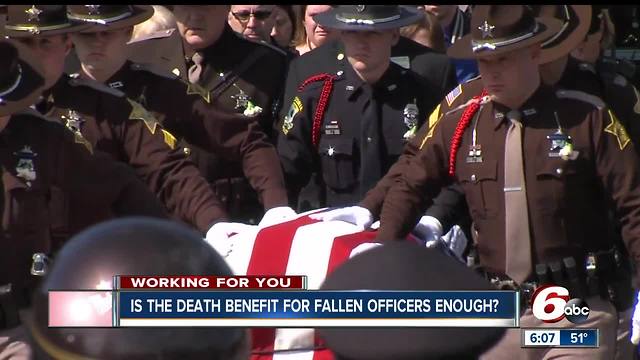 Are death benefits for fallen officers' families enough?