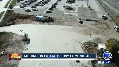 Meeting to be held on future of Denver tiny home village