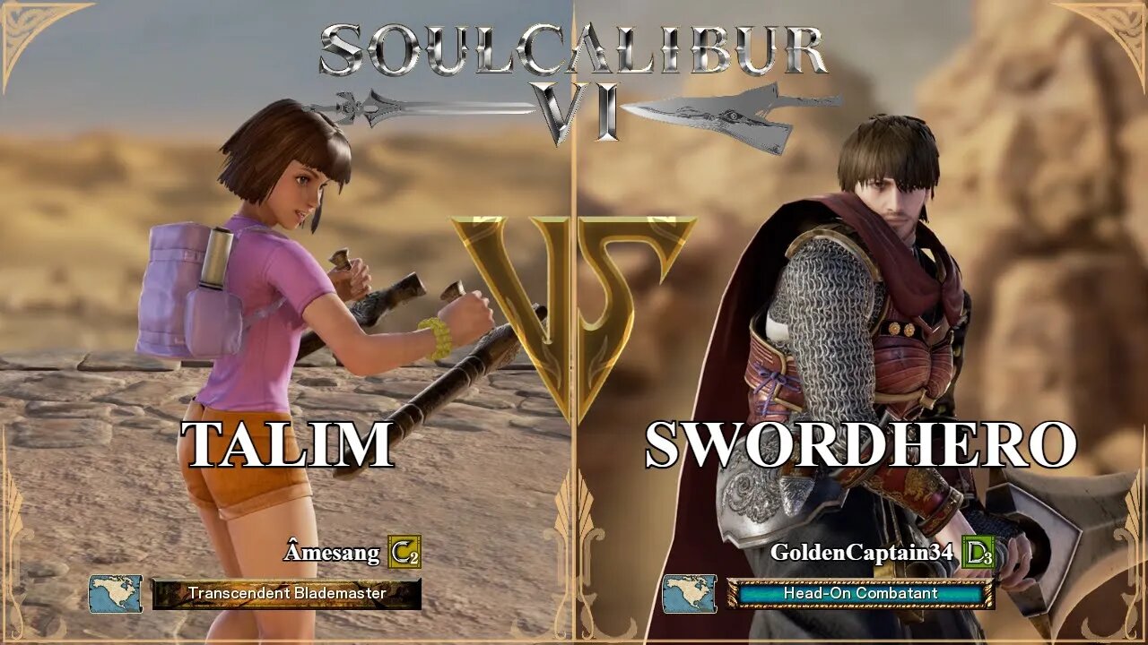 SoulCalibur VI — Amesang (Talim) VS GoldenCaptain34 (SwordHero) | Xbox Series X Ranked