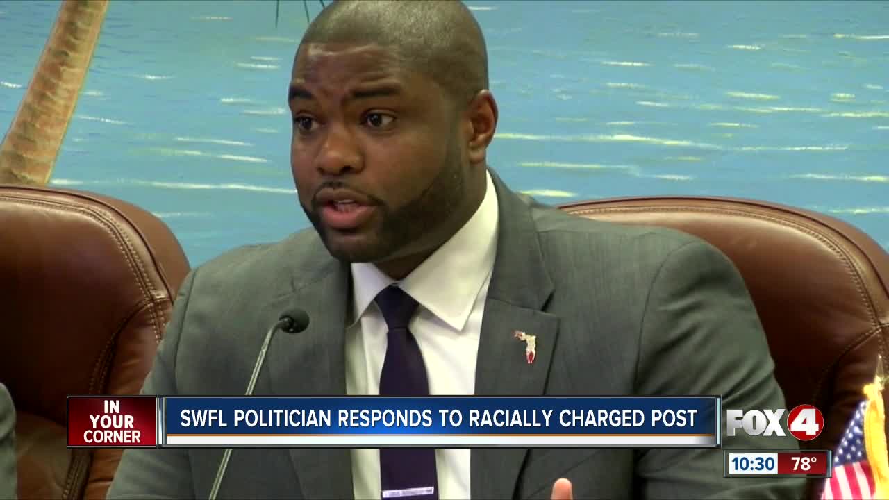 Local politician speaks out about racist comment