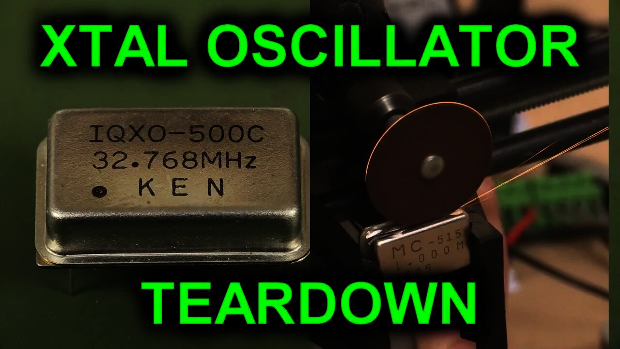 EEVblog #1089 - XTAL Oscillator Teardown