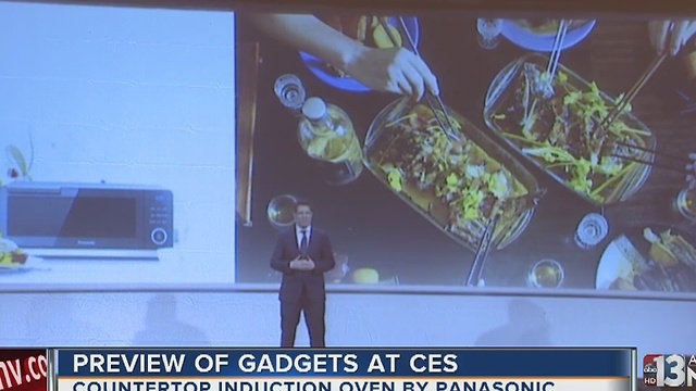 Panasonic countertop induction oven at CES