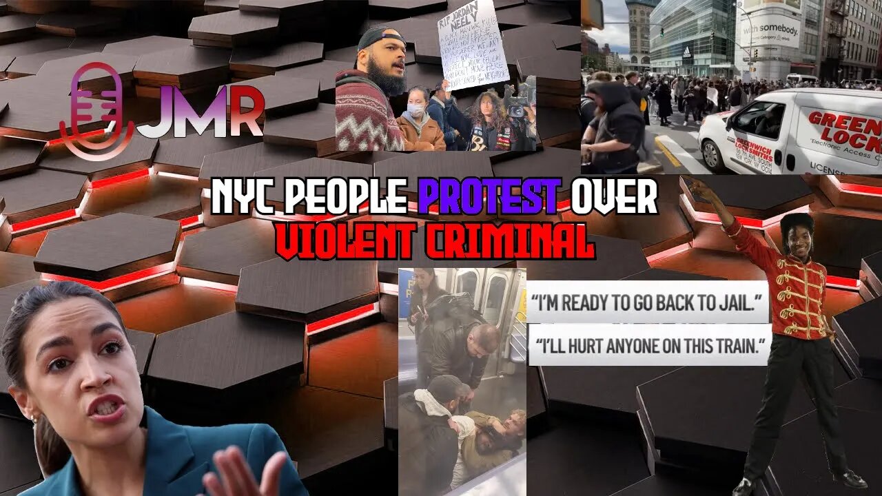 Protests ERUPT over death of violent homeless man Jordan Neely in NYC Subway AOC LIES again