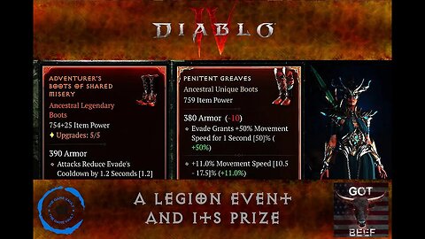 Diablo IV - A Legion Event and its Prize