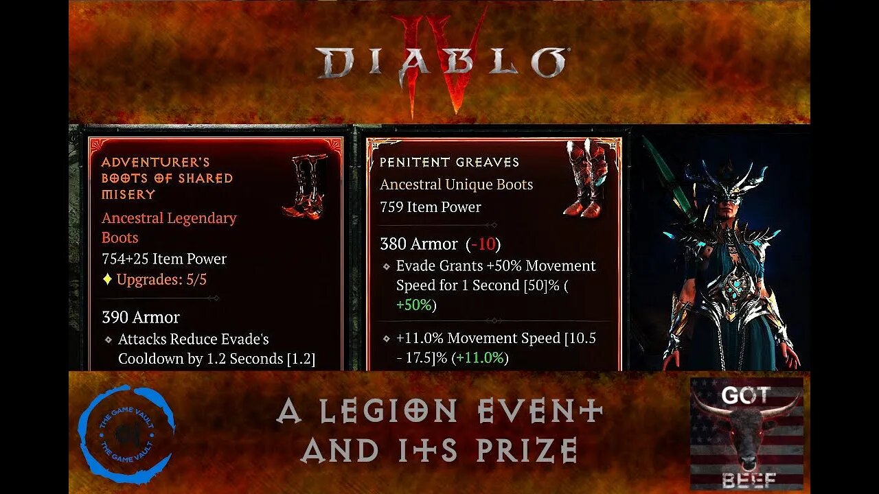 Diablo IV - A Legion Event and its Prize
