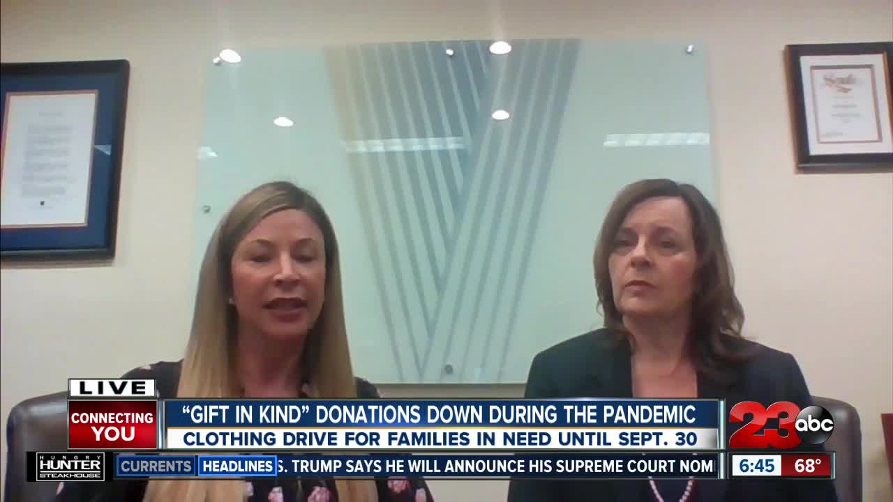 'Gift in Kind' clothing drive for families in need