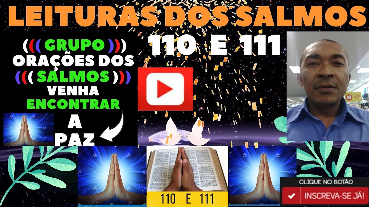 venham encontrar a paz através das orações dos salmos-