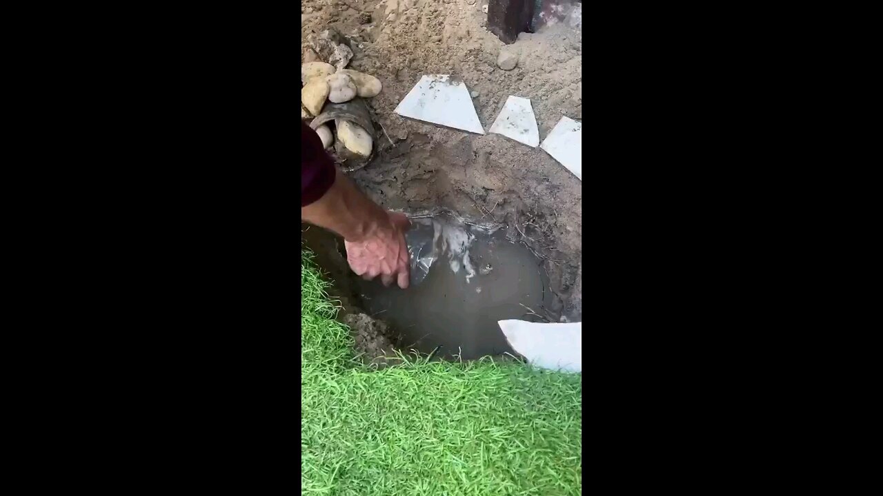 In Gaza water has been cut off by israel a Palestinian man purifies dirty water & makes coffee.