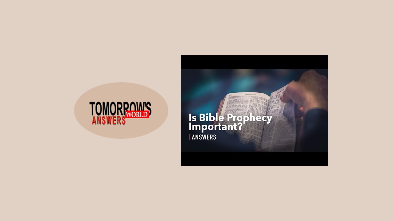 Why Is Bible Prophecy Important?