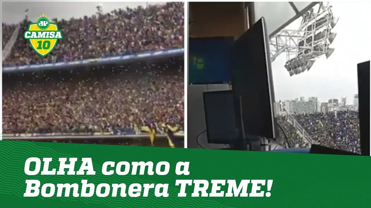 OLHA como TREME! Torcida do Boca LOTA Bombonera em treino!