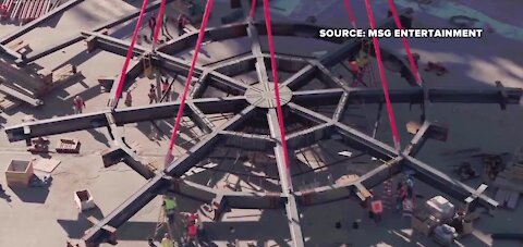 The biggest lift completed at MSG Sphere in Las Vegas