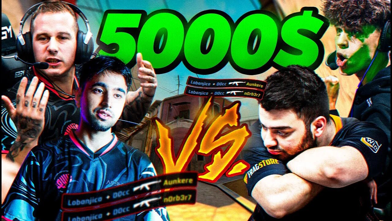 THE $5000 CSGO MATCH... (insane)