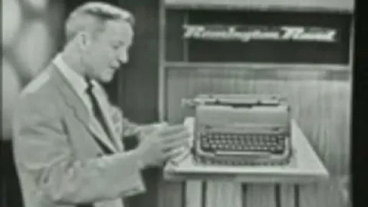 Remington Rand Typewriters Commercial 1958 B&W