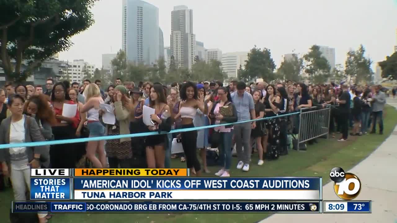 'American Idol' bus tour auditions kick off in San Diego