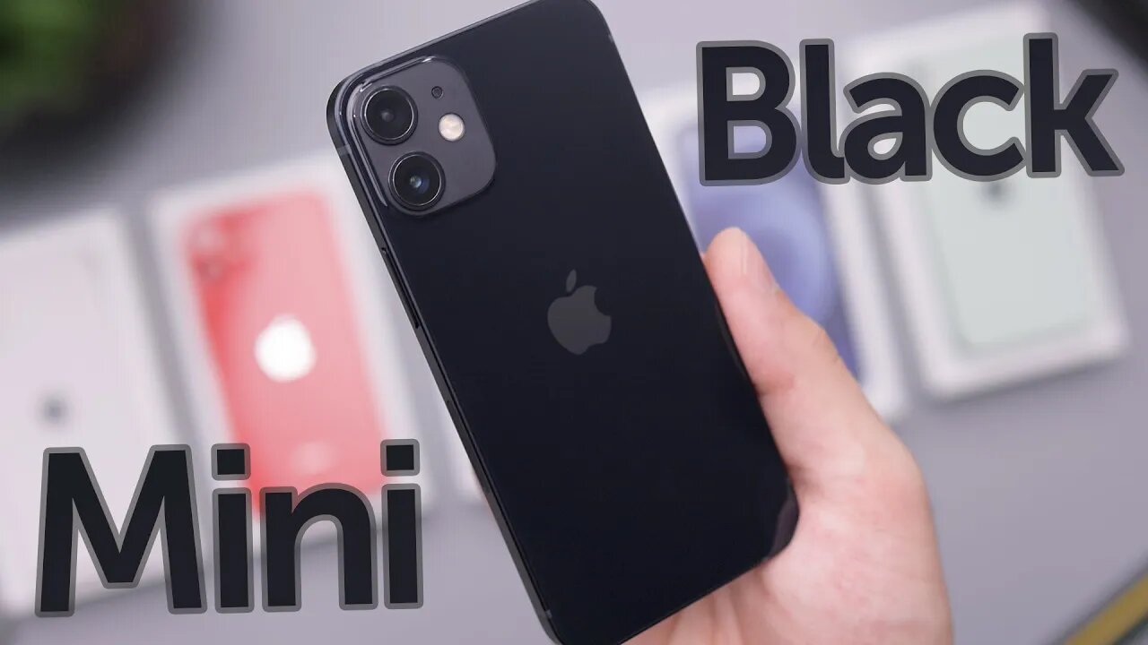 Black iPhone 12 Mini Unboxing & First Impressions!