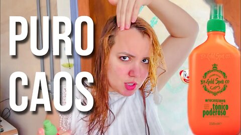 TÔNICO PODEROSO e caos total no spa day | cuidados com o cabelo e com a pele em casa