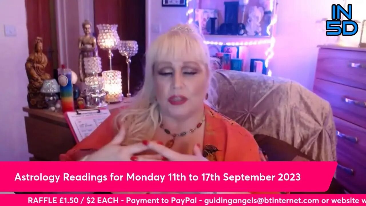 Astrology Readings for Monday 11th to 17th September 2023