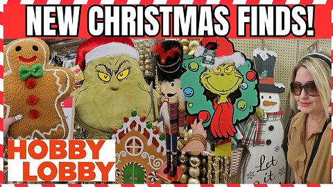 50% OFF CHRISTMAS AT HOBBY LOBBY | *New Finds * Grinch and More | #hobbylobby #christmas