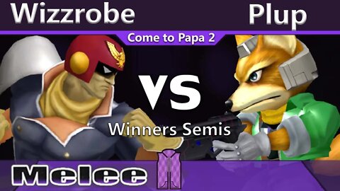 COG|Wizzrobe (C. Falcon) vs. PG|Plup (Sheik & Fox) - Melee Winners Semis - CTP2