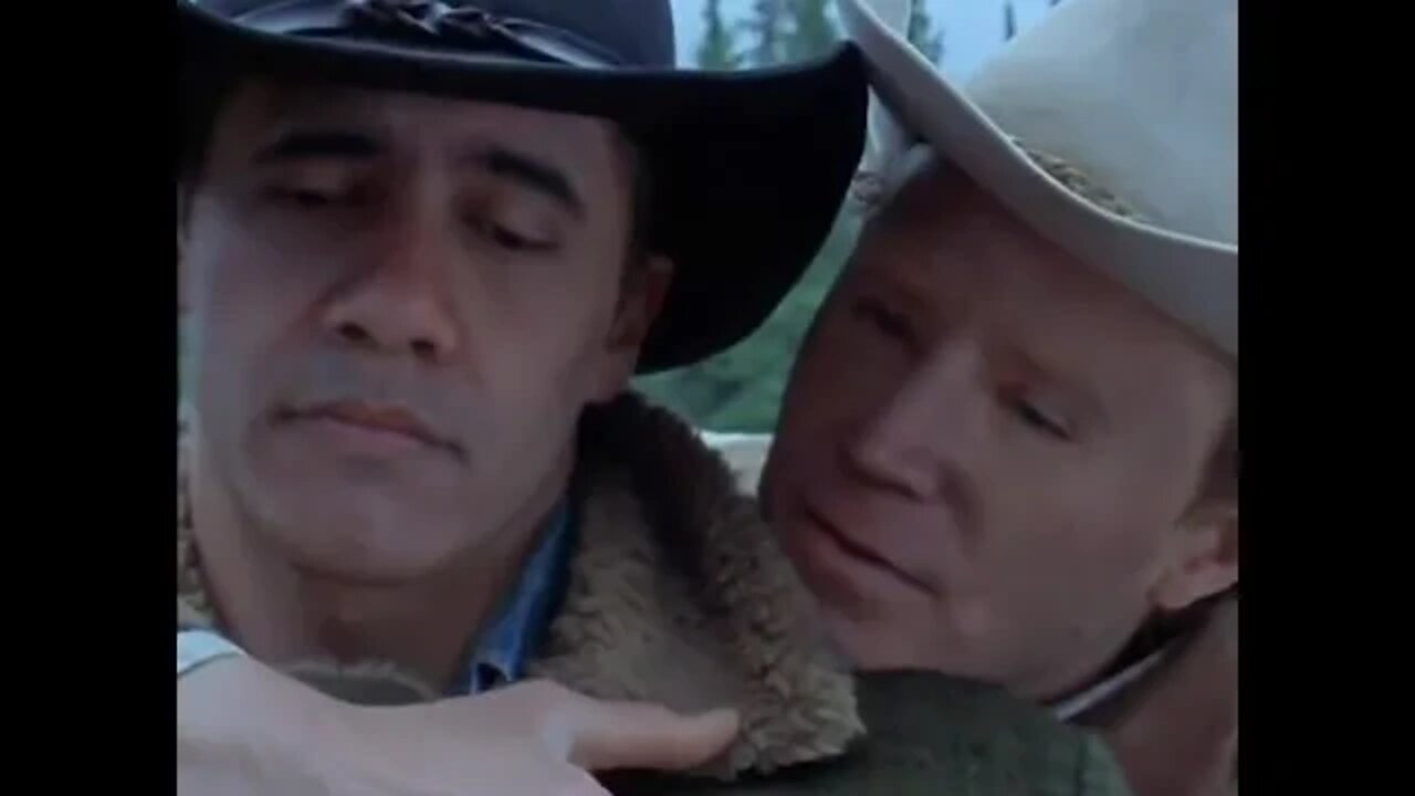 leaked video of Biden reenacting Broke Back Mountain w Obama.