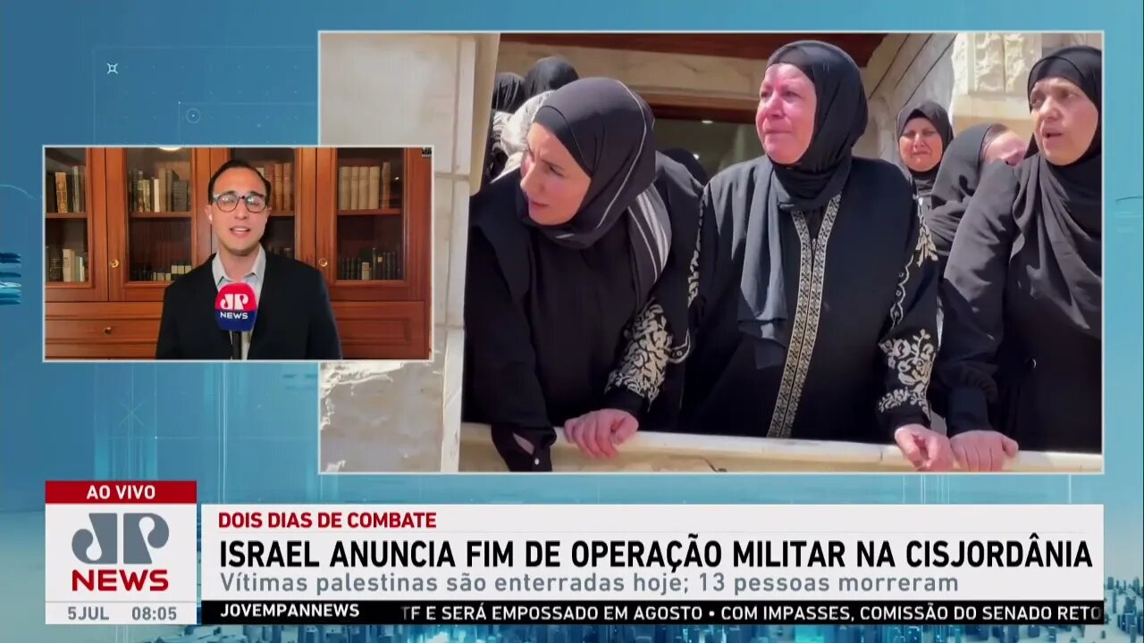 Exército de Israel anuncia fim de operação letal na Cisjordânia