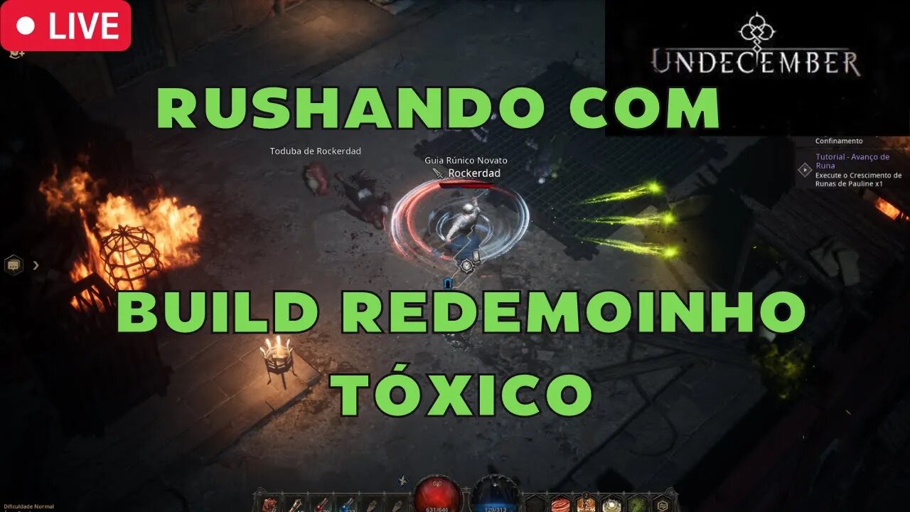 (LIVE) Rushando com a Build Redemoinho Toxico