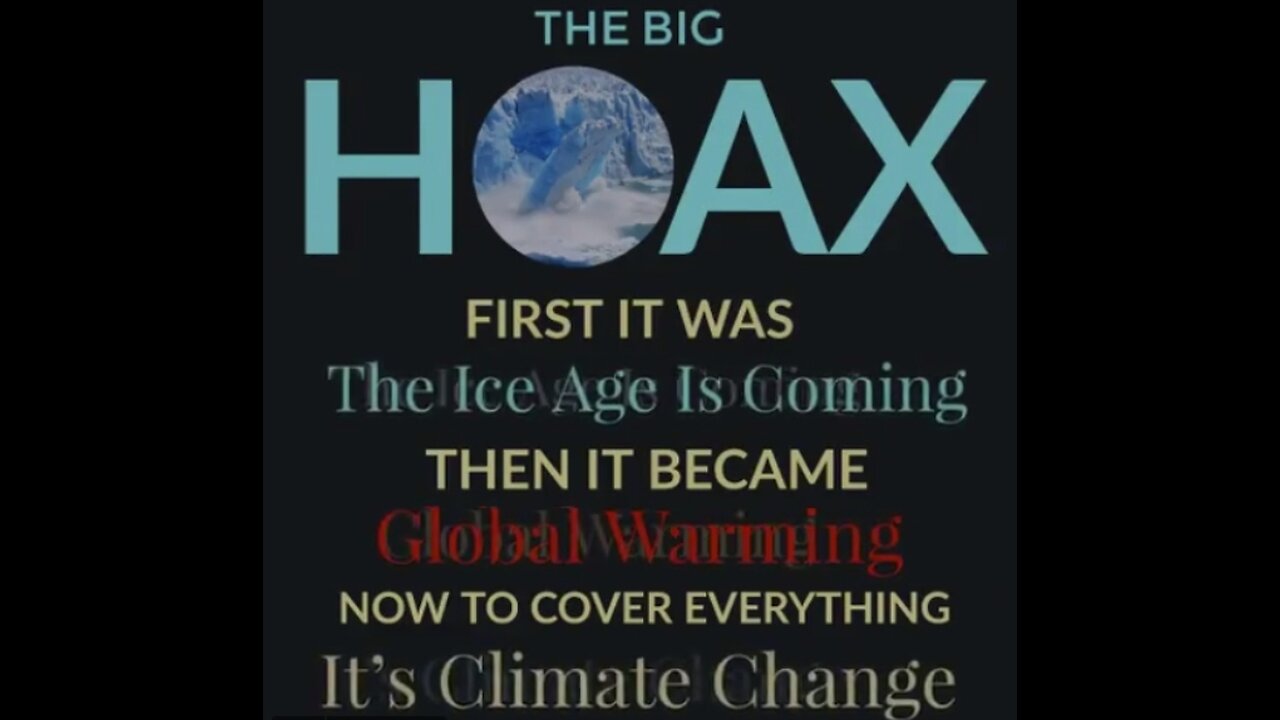 💥💥💥CLIMATE CHANGE HOAX