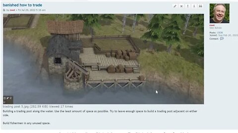 Banished how to trade