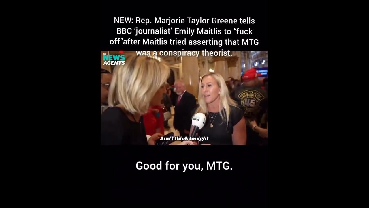 Marjorie Taylor Greene goes off on BBC Journalist