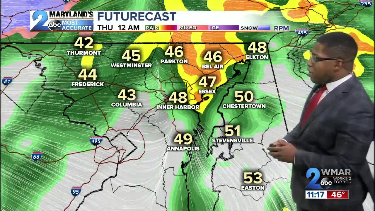 WMAR-2 News Weather at 11