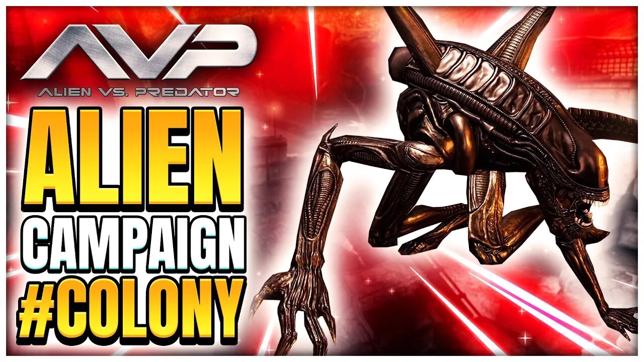 Aliens Vs Predator - Colony (Alien Campaign) 2K 60ᶠᵖˢ - Game Playthrough - No Commentary
