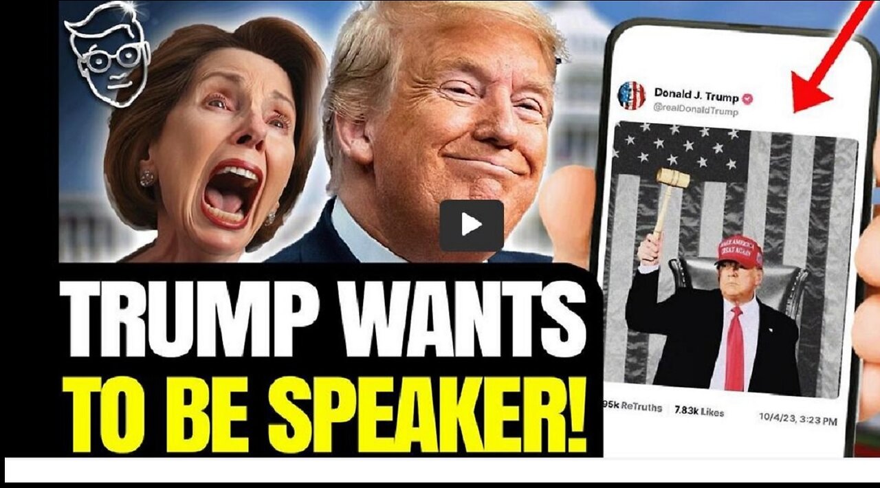 Libs PANIC 🚨 President Trump Wants To Be Speaker, BREAKS Internet! CONFIRMS HE'LL SERVE If Elected