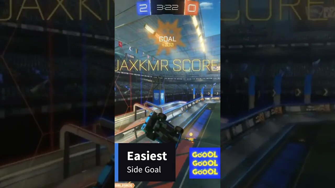 The easiest side goal ever #RocketLeague #3vs3 #sidegoal