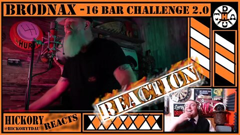 Drunk Magician Reacts To The OG Vanilla Gorilla! | BRODNAX - 16 Bar Challenge 2 0 REACTION | Hickory