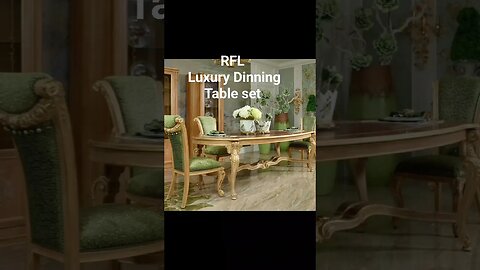 luxury European style concept dinning Table set #furniture #homedecor #india #uvgel #interiordesign