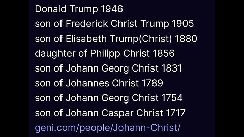 Donald J Trump Bible Story