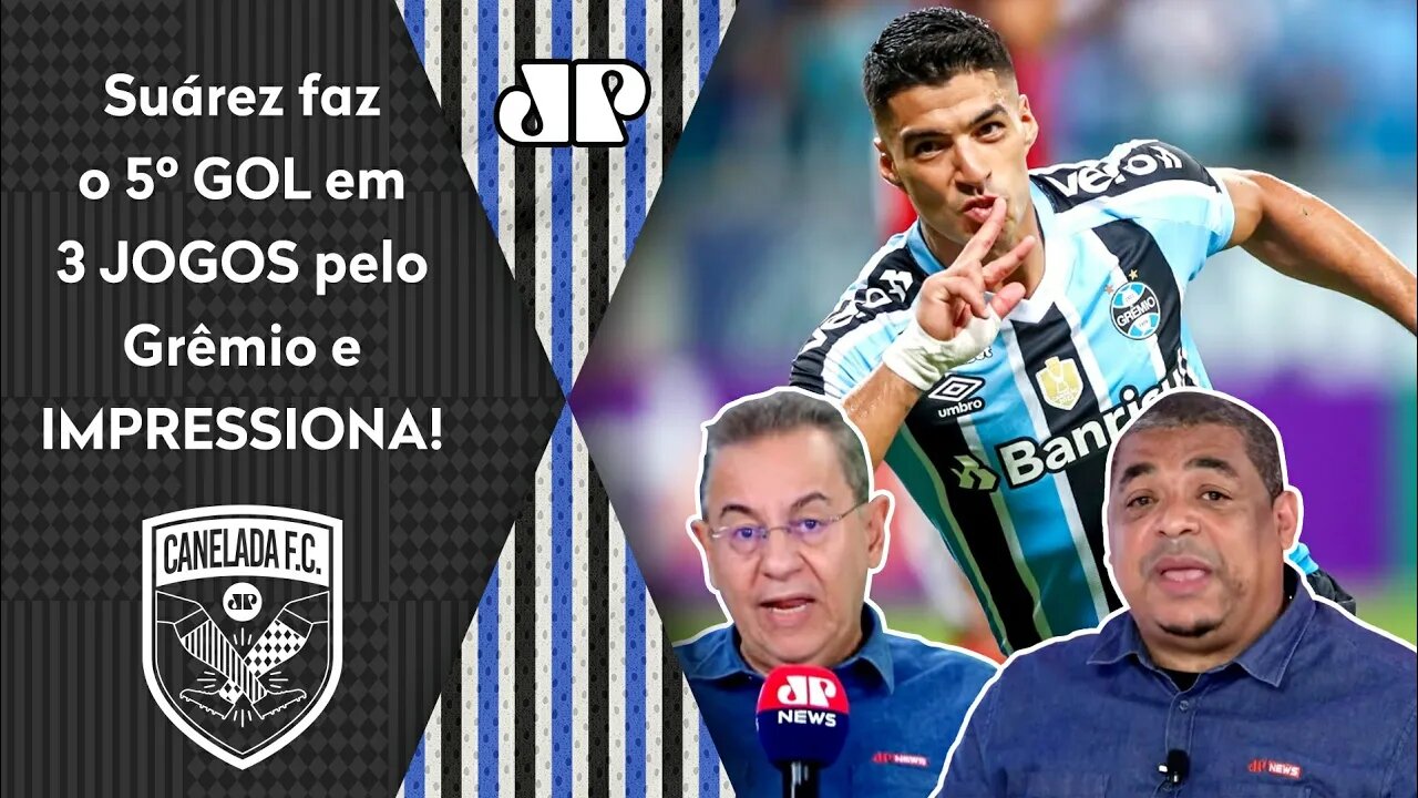 "O Suárez DECIDIU DE NOVO! E o MAIS EXTRAORDIONÁRIO é que..." Craque faz 5º gol pelo Grêmio e CHOCA!